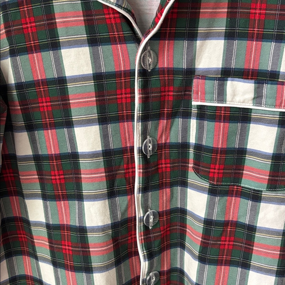 The Beaufort Bonnet Company Pajama Set Aiken Plaid Pima Cotton Holiday Size XS - Picture 6 of 14